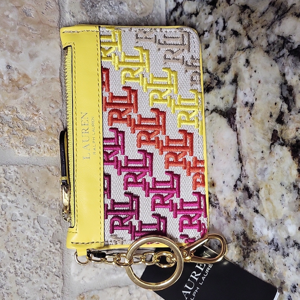Ralph Lauren Zip Card Case